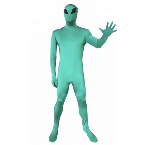 Green Morphsuit Alien Morphsuit - Mens Space Costumes Alien Costumes